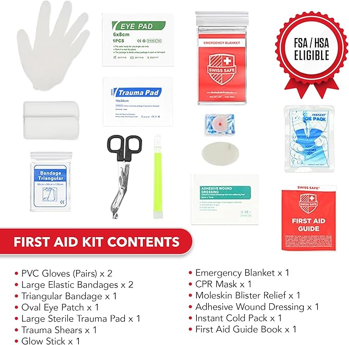 Swiss Safe 2-in-1 First Aid Kit - Image 3