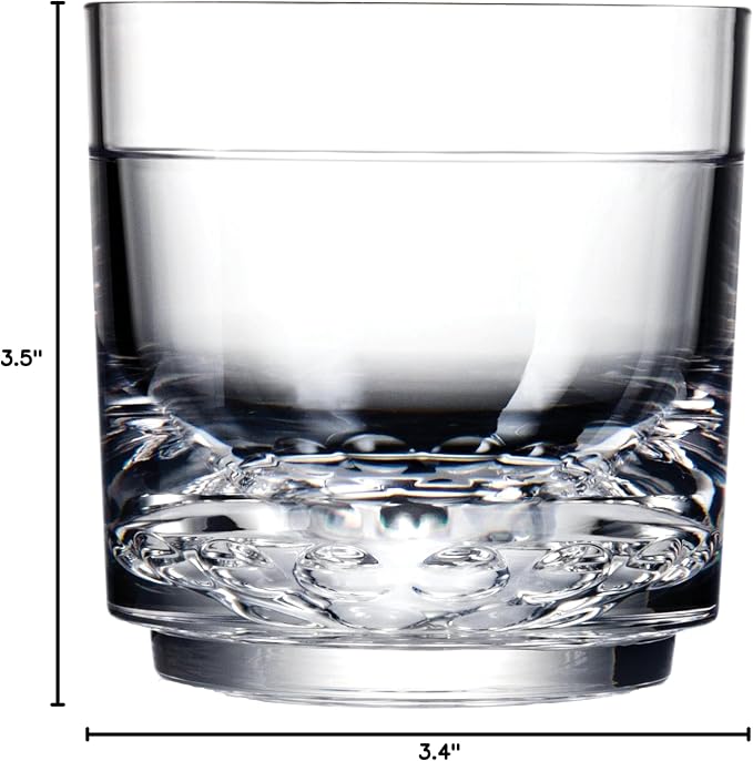 Drinique Unbreakable 10 Oz Drinking Glasses, Drinking Cups, Dishwasher Safe - Image 8