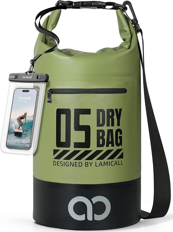 Lamicall Small Dry Bag, Waterproof Bag - 5L/10L/20L/30L/40L Water Proof Bag by Lamicall