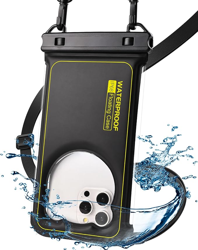 Waterproof Phone Pouch Floating- IP68 Waterproof Phone Case by RAZOBWS