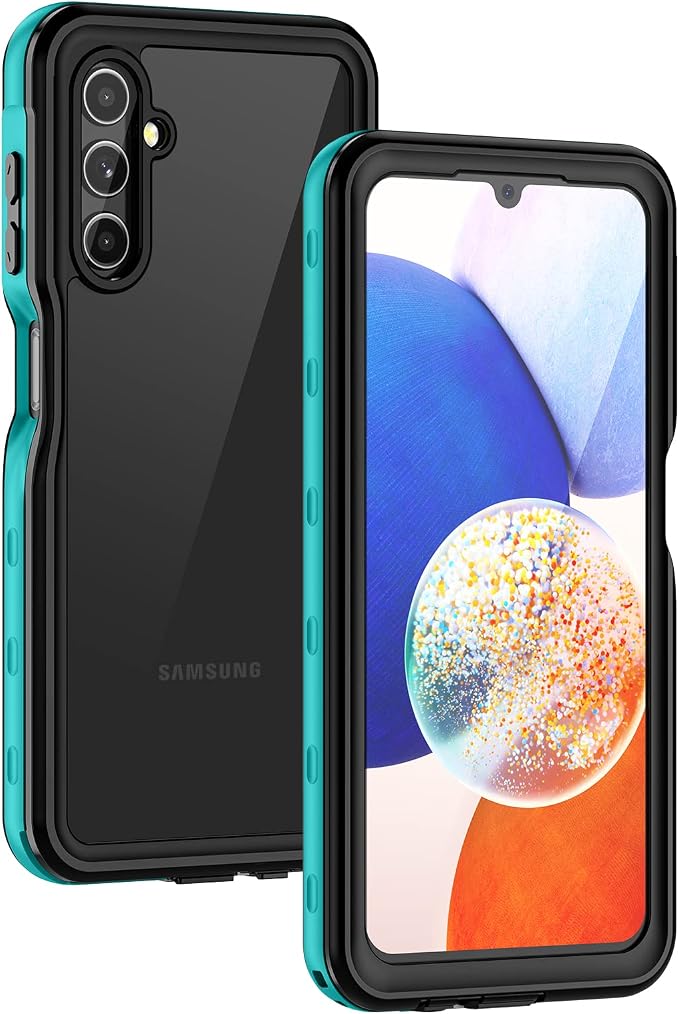 Lanhiem for Samsung Galaxy A14 5G Case, IP68 Waterproof Dustproof, Built-in by LanhiemHome