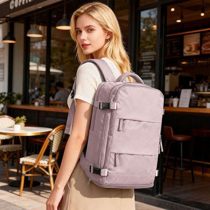 coofay Travel Backpack For Women Men Airline Approved Carry On Backpack Flight - Image 2