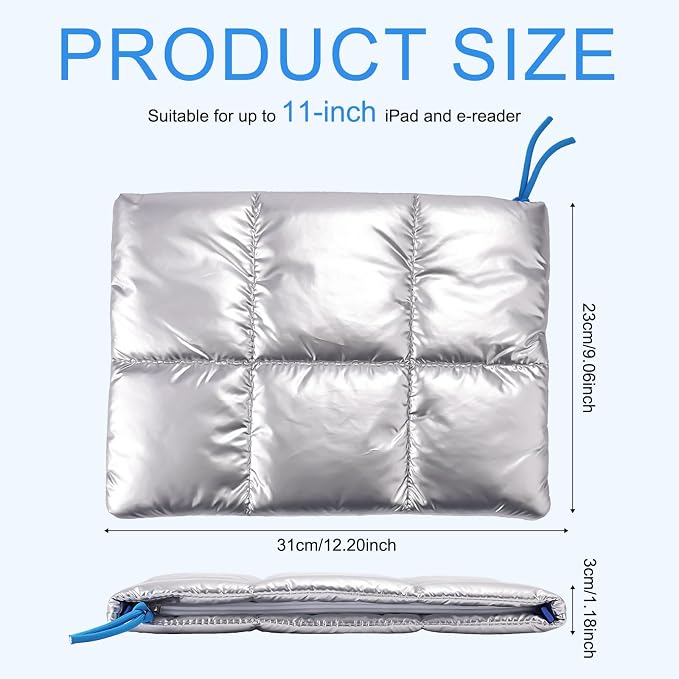 Thermal Sleeve for iPad, 12x9in Thermal Case for Kindle Outdoor Warm Tablet Bag - Image 2
