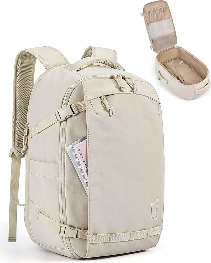 BAGSMART Travel Backpack Women, 15.6 Inch Carry On Backpack Flight Approved by BAGSMART
