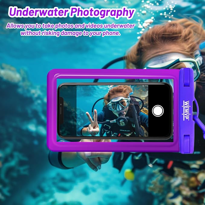 Personalized Initial Waterproof Phone Pouch Case - Image 5