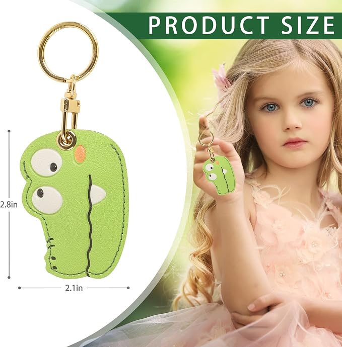 Leather Keychain Case Holder Compatible - Image 2