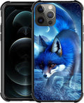 for iPhone 11 Pro Max Case, Snowy Mountain Fox Lake Pattern Graphic Design Girl by FKBRCL4U