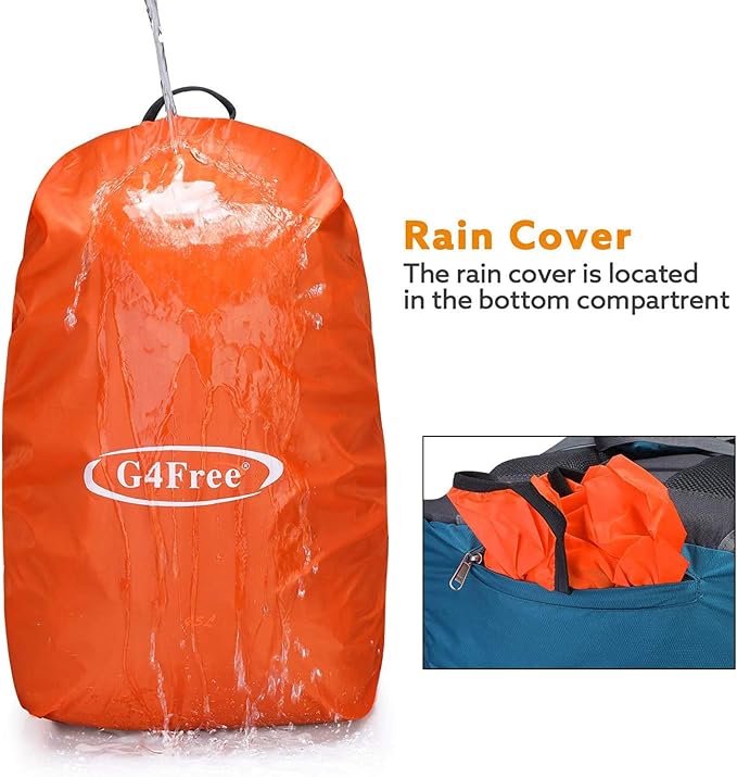 G4Free 45L Hiking Travel Backpack Waterproof - Image 6