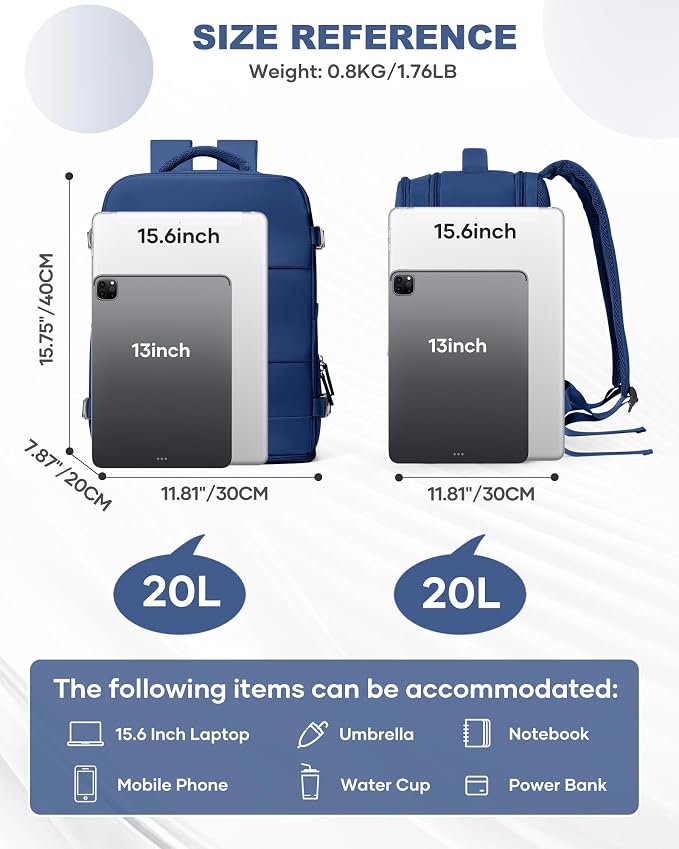 coowoz Travel Backpack Carry On - Image 3