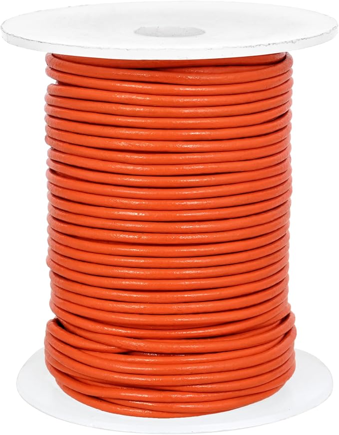 GENIQUE Real/Genuine Round Leather String Cord - Image 3