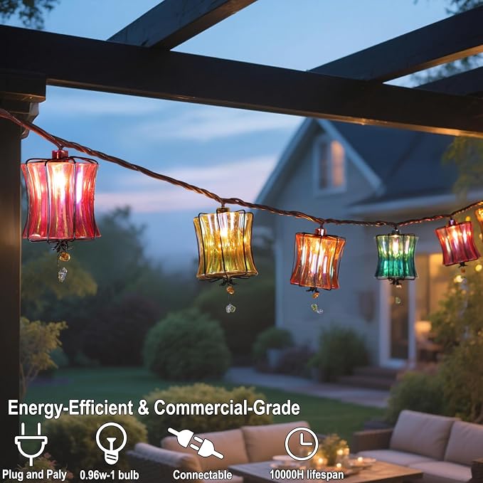 TWINKVILLA Outdoor String Lights Plug in - Image 3