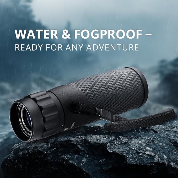 Barska Blackhawk Waterproof Monocular – Compact, Slip-Resistant Grip - Image 6