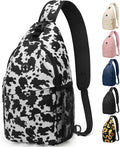 Pritent Crossbody Bags for Women Men Trendy Sling Bag Backpack Casual Chest Bag by Pritent