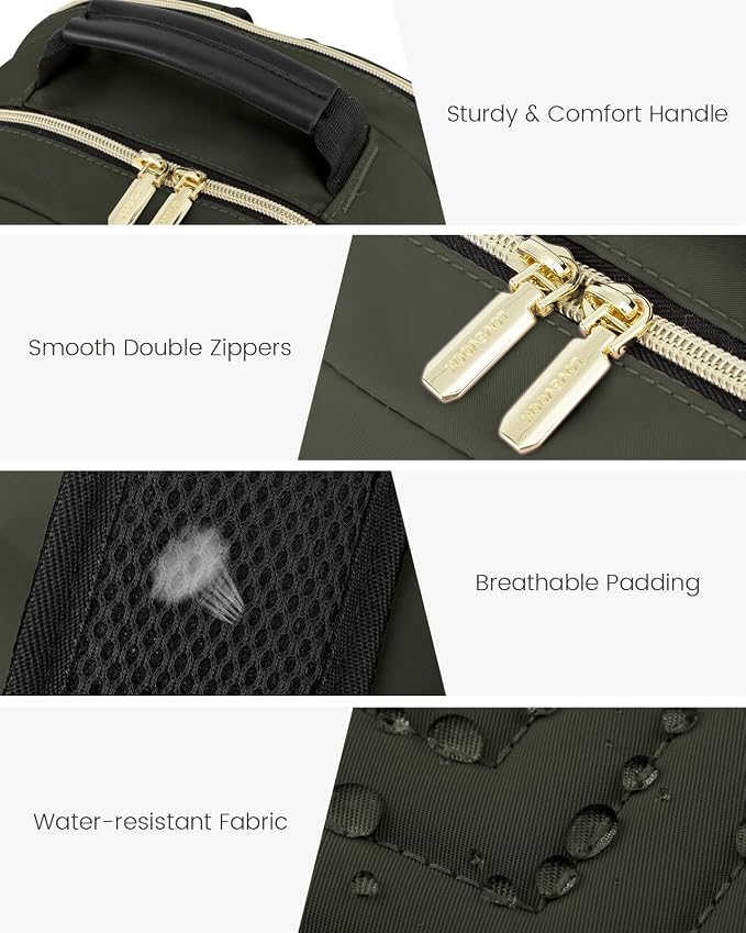 LOVEVOOK Laptop Backpack Purse for Women, Work Business Travel Computer Bags - Image 9