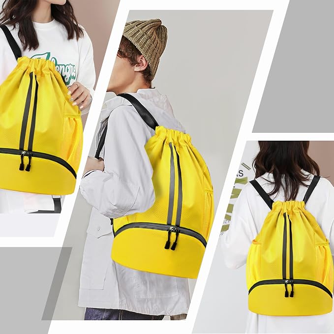 Hoedia Sports Drawstring Backpack - Image 8
