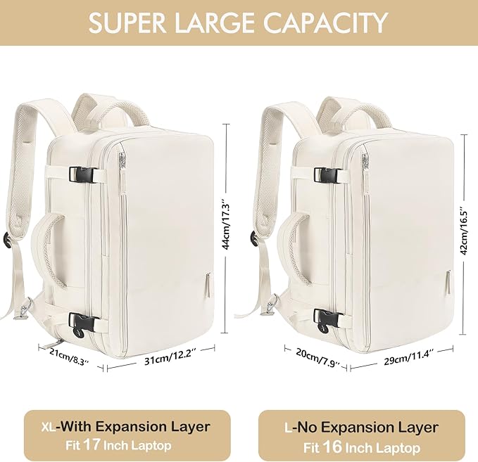 Beraliy Travel Backpack Airline Approved, Carry on Backpack, 16 Laptop Backpack - Image 7