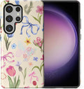 for Samsung Galaxy S25 Ultra Case, HL2 Aesthetic Flower Preppy Collage Hybrid 2 by Unknown