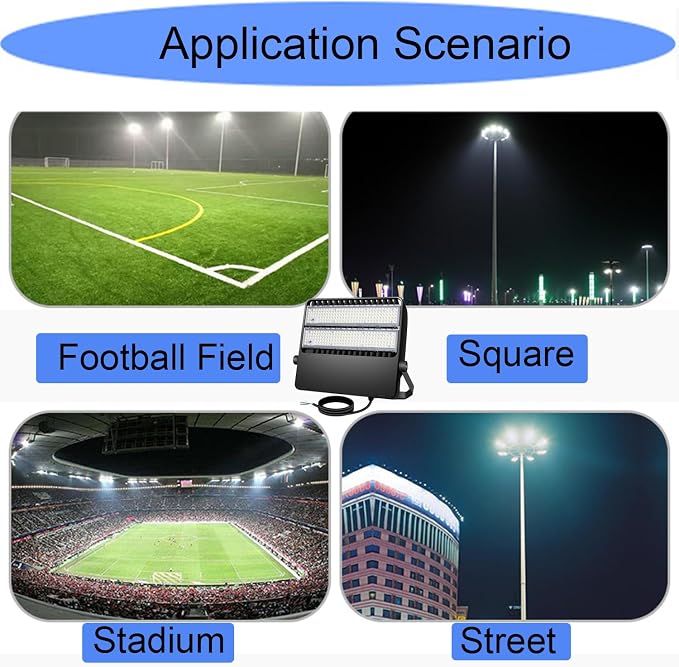 36000LM LED Stadium Flood Light Commercial 1500W Equivalent LED Arena Lighting - Image 8