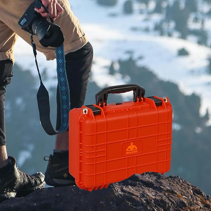 Jack Boss 16x 12.8x 6.8 Inch Hard Case, Portable Weather Waterproof Protective - Image 8