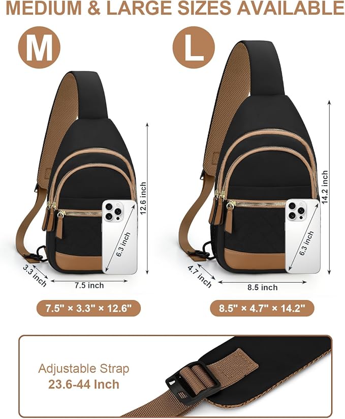 Capolo Sling Bag for Women Men Waterproof Crossbody Bags for Women Trendy - Image 3
