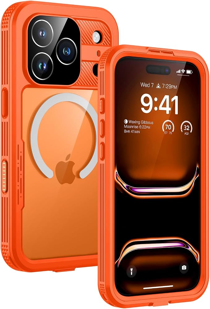 Lanhiem Magnetic for iPhone 17 Pro Max Case, IP68 Waterproof, Compatible by LanhiemHome
