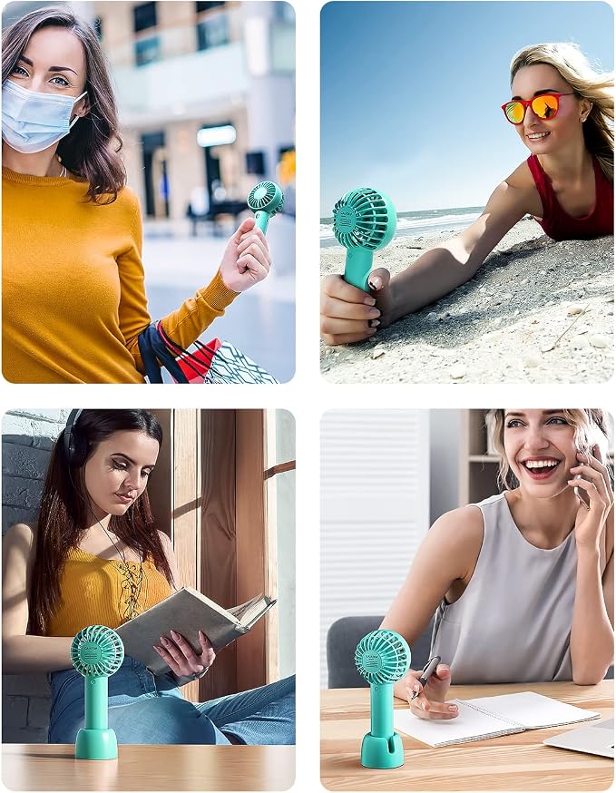 Gaiatop Mini Portable Fan, Small and Powerful, Cute Design 3 Speed Personal - Image 7