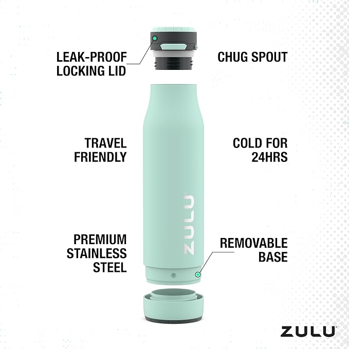 ZULU Ace Vacuum Insulated Stainless Steel Water Bottle - Image 3