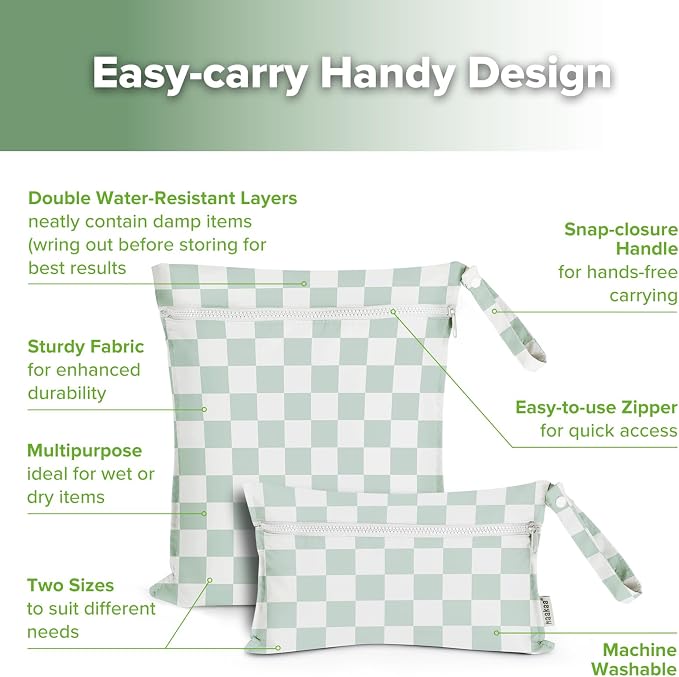 haakaa Water Resistant Wet Bags - Image 5