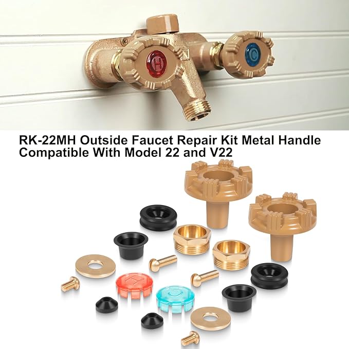 RK-22MH Repair Kit Metal Handle, Outside Faucet, Compatible - Image 2