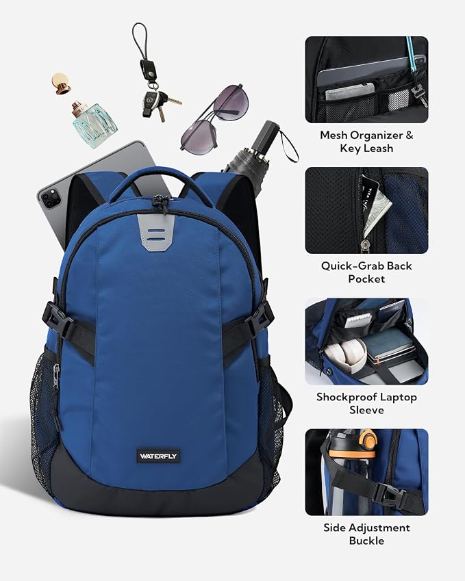 WATERFLY Small Casual Travel Backpack: 20L - Image 4