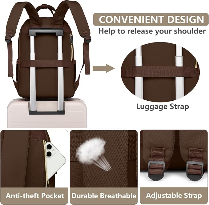Laptop Backpack for Women Work Bag - Image 5