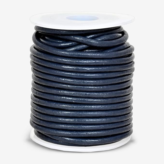 GENIQUE Real/Genuine Round Leather String Cord - Image 2