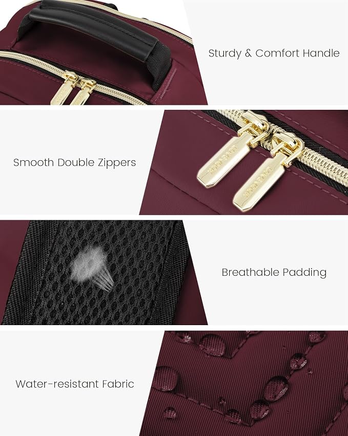 LOVEVOOK Laptop Backpack Purse for Women, Work Business Travel Computer Bags - Image 9