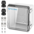 TICONN Waterproof Electrical Junction Box IP67 ABS Plastic Enclosure by TICONN