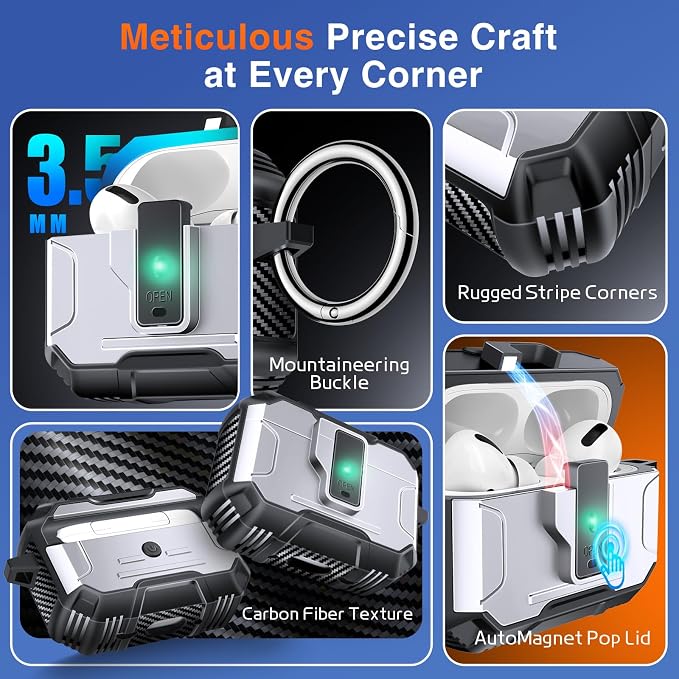 Armoured Heavy Duty for AirPods Pro3 Generation Case - Image 6