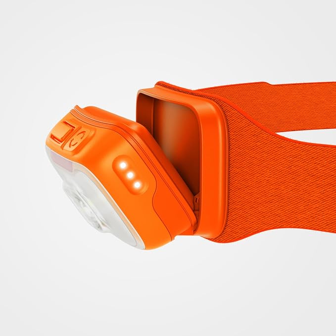 BioLite Range 500 Waterproof, Fast-Charging Rechargeable Headlamp, Spark Red - Image 3