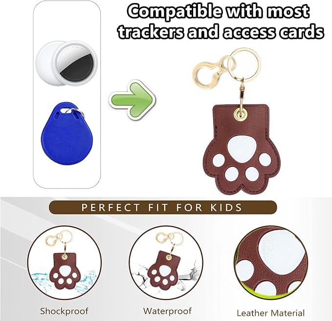 Leather Keychain Holder Case Compatible - Image 3