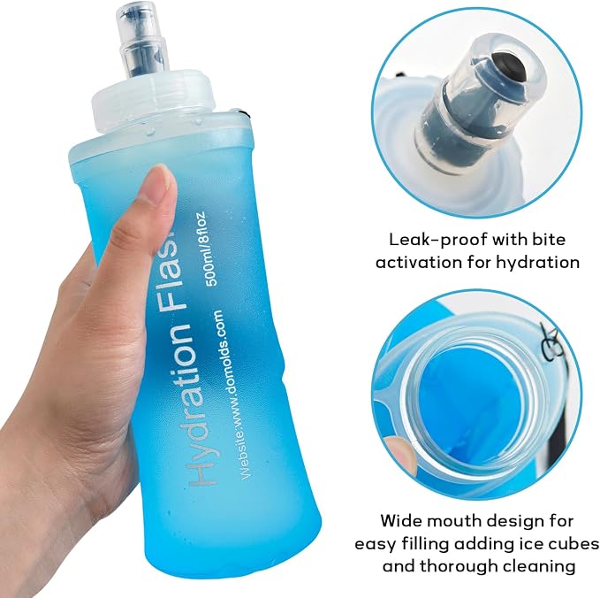 Soft Flask 700ML, TPU Collapsible Soft Water Bottle - Image 3