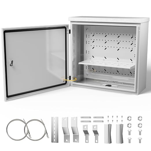 Steel Electrical Box, IP67 Waterproof & Rust-Resistant, Outdoor/Indoor by StructoMax