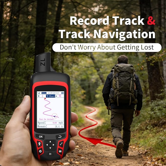 A6 Handheld GPS for Hiking, Rugged Waterproof GPS Navigator - Image 3