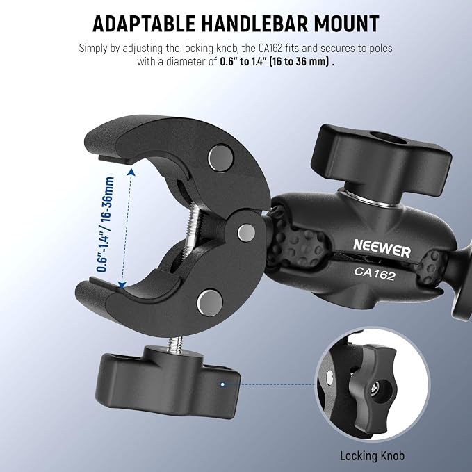 NEEWER Super Clamp Action Camera Mount - Image 4