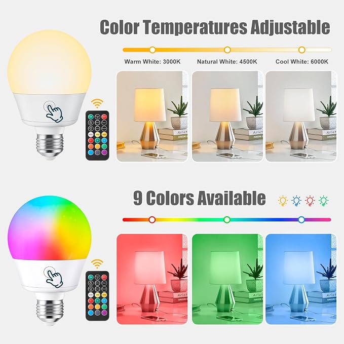 Brightown E26 Rechargeable Light Bulb - Image 3