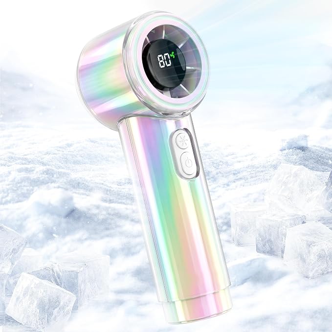 Portable Handheld Turbo Fan, 15000RPM High Speed, Personal Pocket Fan by Yoldcew