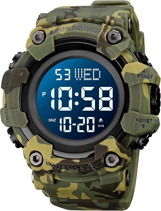 FANMIS Mens Military Multifunction Digital LED Watch Electronic Waterproof by FANMIS