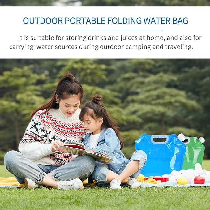 4 Pack 5L BPA Free Collapsible Water Tank Container Portable Lightweight Space - Image 6