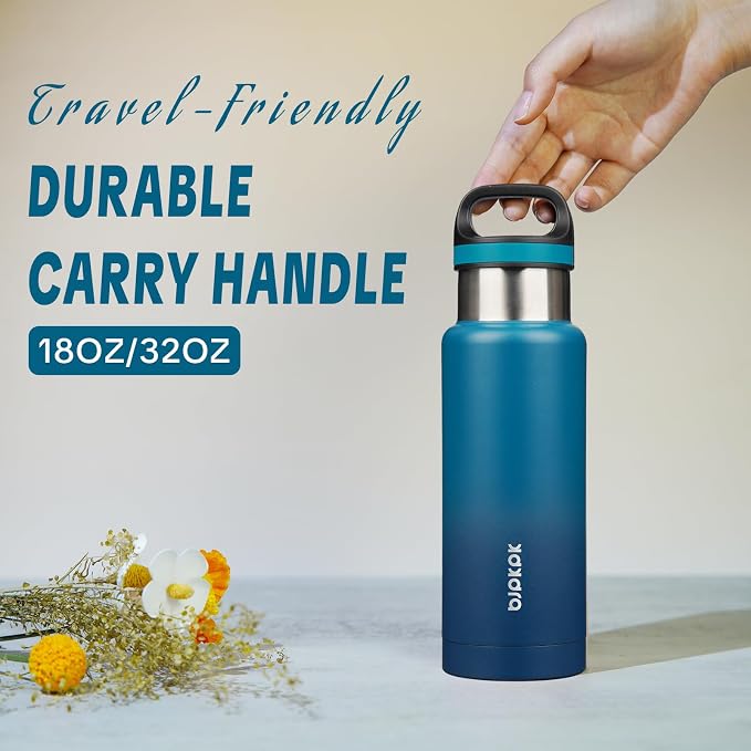 BJPKPK Insulated Water Bottle 18OZ Stainless Steel Water Bottle - Image 4