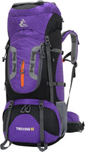 Bseash 80L Waterproof Hiking Camping Backpack by Bseash