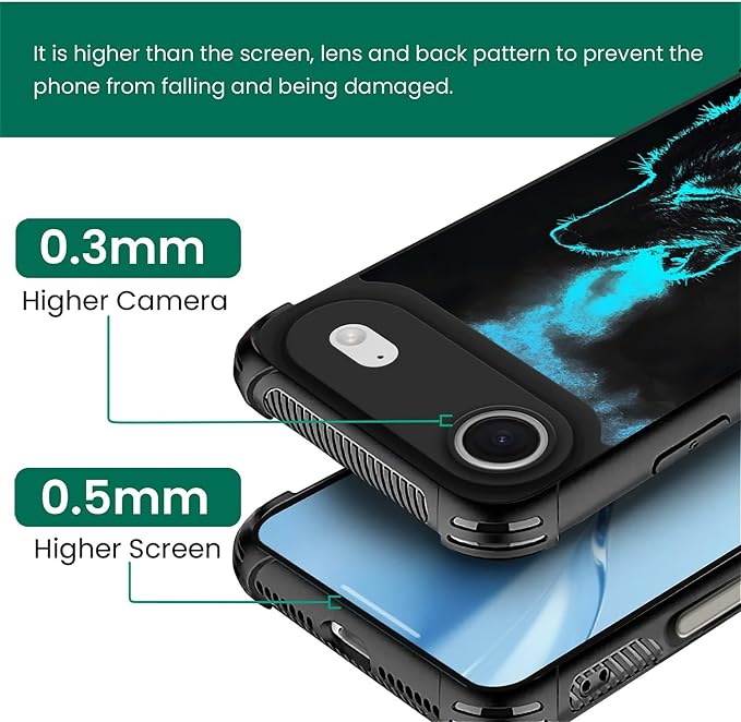 for iPhone 17 Air Case, for MagSafe Graphic Design for Girl Boy Soft Silicone - Image 4