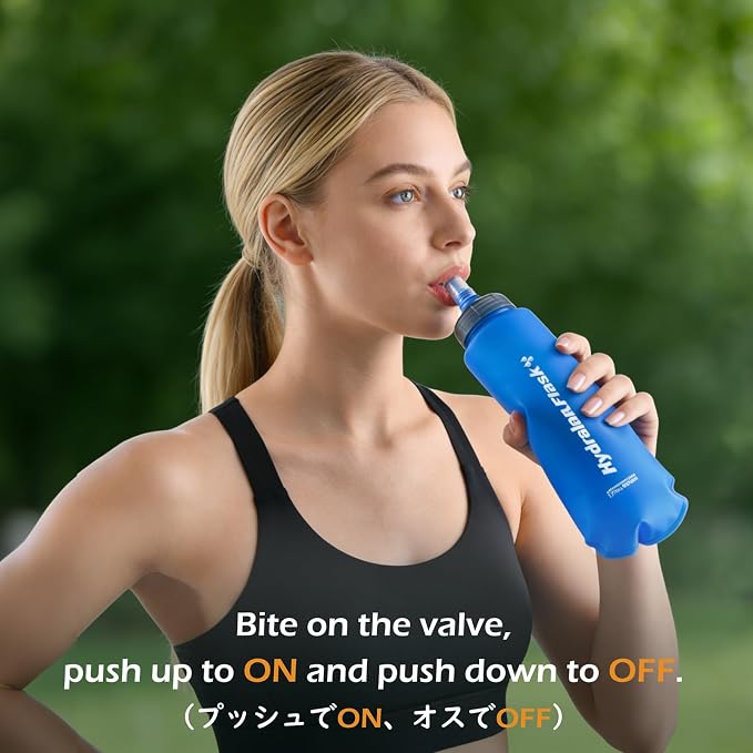 TRIWONDER TPU Collapsible Flask BPA-Free Soft Folding Water Bottles - Image 5