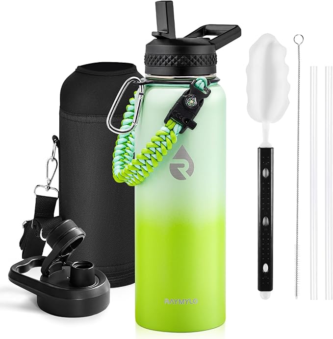 RAYMYLO Insulated Water Bottle 40 oz, Triple Wall Vacuum Stainless Steel by RAYMYLO